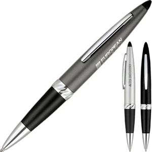 2-in-1 Function Ballpoint/stylus With Colored Brass Barrel And Chrome Trim