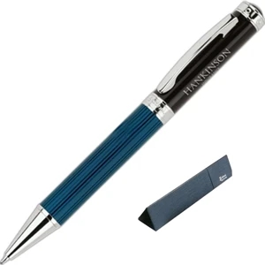 Bettoni (r) - Ballpoint Pen With Stripes Embodied In High Gloss Finish