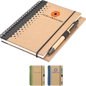 Eco-lifestyle (tm) - Junior Notebook And Pen, Made From Recycled Material