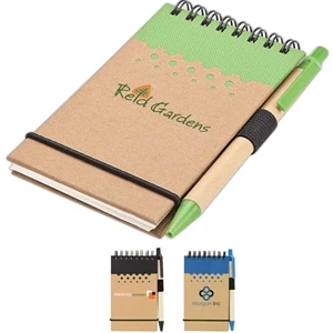 Eco-lifestyle (tm) - Miniature Jotter And Pen, Made From Recycled Material