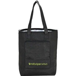 Eco-lifestyle (tm) - Foldable Foil Insulated Tote Bag With Zippered Closure