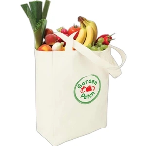Eco-lifestyle (tm) - Natural Canvas Tote Bag With 25" Handles And Hook & Loop Closure