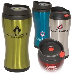 Click 'n Sip - Stainless Steel Shell With Polypropylene Inner Liner Tumbler
