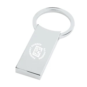 Polished Chrome Metal Body Key Holder, Pull-and-turn Ring. 2 1/8" X 1 1/8" Dia