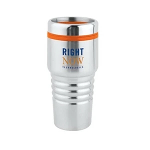 Double Wall, Plastic Liner, Slide And Lock, Debossed Grip, Commuter Mug
