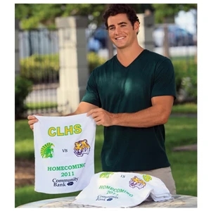 Jewel Collection - 7 Working Days - Printed - Soft Touch Sport/stadium Cotton Towel, 15" X 18"