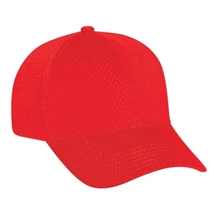 Stretchable Polyester Pro Mesh Pro Style Cap With Enclosed Closure. Blank
