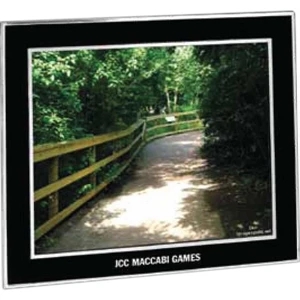Barclay - Black/silvertone Aluminum Photo Frame, Holds An 10" X 8" Photo