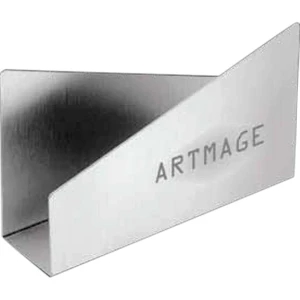 Technocrat - Brushed Silvertone Aluminum Envelope Holder, 5 1/2" X 3" X 1 1/2"