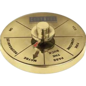 Executive Decision Maker - Brass Executive Decision Maker With 2 Blank Spaces