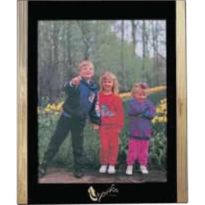 Egremont - Black Matte/goldtone Aluminum Photo Frame, Holds 8" X 10" Image