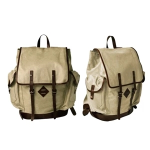 Bowery Threads - 20 Oz Washed Waxed Canvas With Interior Drawstring Closure
