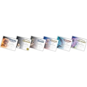 Academic Excellence - Stock Photo Image Certificate With Horizontal Format