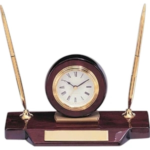 Quartz Clock and Pen Set