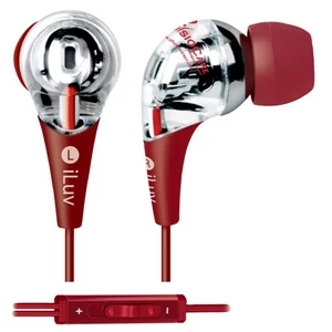 Iluv (r) - Sound Isolating, Lightweight Earphones With In-line Volume Control