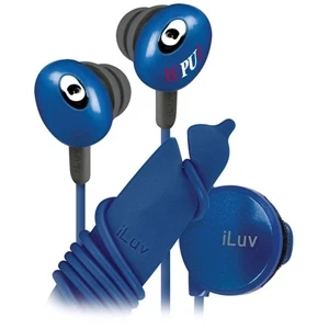 Iluv (r) - Compact Lightweight Earphone, In-line Volume Control, Ideal For Digital Devices