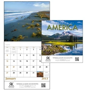 Landscapes Of America - Stapled 13-month 2013 Scenic Calendar With Colorful Landscapes Of America