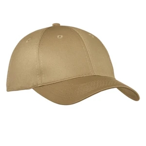 Port & Company (r) - Structured Twill Six Panel Cap With Mid Profile And Buckram Lining