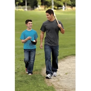 Jerzees (r) - 5 X L Colors - Polyester/cotton 5.6 Oz. T-shirt With Ribbed Coverseamed Collar