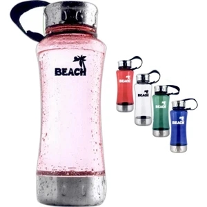 The Tear Drop - Water Bottle With Stainless Steel Cap And Bottom, 18 Oz
