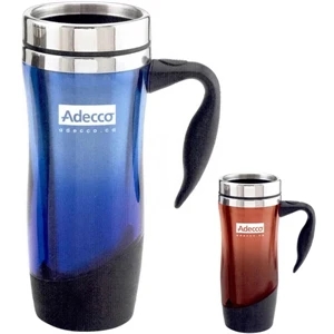 The Shades - Blue - Easy Grip Handle Mug With Stainless Steel Lining, 16 Oz