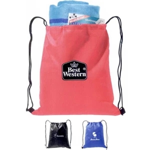 The Budget - Drawstring Classic Tote, 100% Non Woven Polypropylene 80 Gram