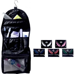 The Overnighter - Toiletry Bag With Zippered Mesh Pocket, 600 Denier Polyester