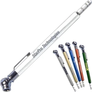 The Standard - Pencil Style Aluminum Tire Pressure Gauge, 5 3/4" X 1/2"