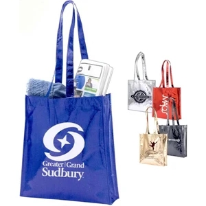The Festival - Black - Tote Bag With Matching Carry Handle And 3" Gusset
