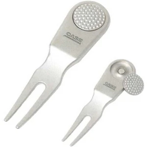 The Fix & Mark - Stainless Steel Divot Repair With Magnetic Golf Marker