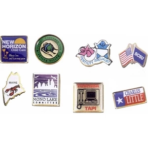 Cloisart (r) - Apple - A Cloisonne Look Alike Lapel Emblem At A Fraction Of The Cost