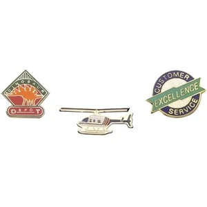 7/8" - Poly Hard Enamel Lapel Emblem With Military Clutch Back And Nail With Burr
