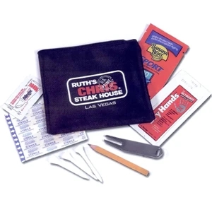 Fairway Friend - Golf Kit With Reusable Bag Includes Golf Tees, Divot Tool, Sunscreen, And More