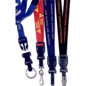 Fast & Easy - No Imprint - Opti-weave Lanyard With Safety Break-away Closure, 5/8"
