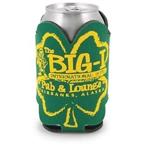 Can Insulator With Shamrock Shape, 1/8" Thick High-density Open-cell Scuba Foam