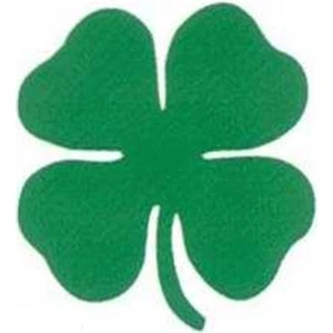 Temporary Tattoos (tm) - Stock, Non Toxic, Hypoallergenic 2" X 2" Shamrock Tattoo, Fda Certified