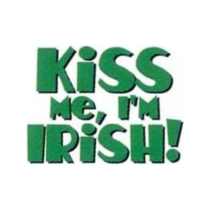 Temporary Tattoos (tm) - Stock, Non Toxic, Hypoallergenic 2" X 2" Kiss Me I'm Irish Tattoo Is Fda Certified