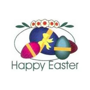 Temporary Tattoos (tm) - Stock, Non Toxic, Hypoallergenic 2" X 2" Easter Eggs Tattoo, Fda Certified