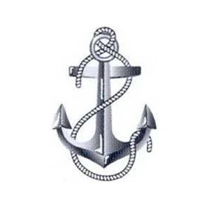 Temporary Tattoos (tm) - Stock, Non Toxic, Hypoallergenic 2" X 2" Anchor Tattoo Is Fda Certified