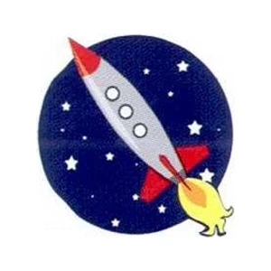 Temporary Tattoos (tm) - Stock, Non Toxic, Hypoallergenic Rocket Ship In Space Tattoo Is Fda Certified