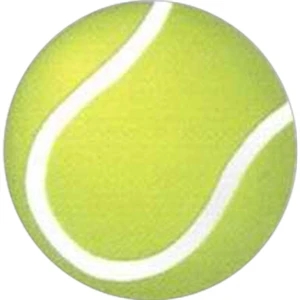 Temporary Tattoos (tm) - Stock, Non Toxic, Hypoallergenic 2" X 2" Tennis Ball Tattoo Is Fda Certified