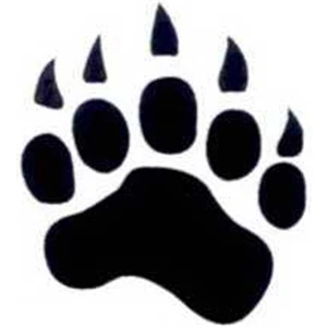 Temporary Tattoos (tm) - Stock, Non Toxic, Hypoallergenic, Paw Print With Claws Tattoo Is Fda Certified