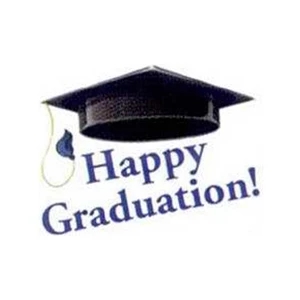 Temporary Tattoos (tm) - Stock, Non Toxic, Hypoallergenic 2" X 2" Happy Graduation Tattoo Is Fda Certified