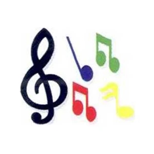 Temporary Tattoos (tm) - Stock, Non Toxic, Hypoallergenic, 2" X 2" Musical Notes Tattoo Is Fda Certified