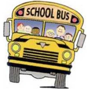 Temporary Tattoos (tm) - Stock, Non Toxic, Hypoallergenic, 2" X 2" School Bus Tattoo