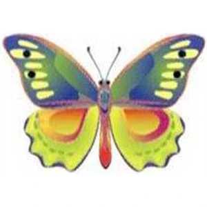 Temporary Tattoos (tm) - Stock, Non Toxic, Hypoallergenic Light Colors Buttefly Tattoo Is Fda Certified