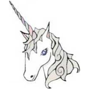 Temporary Tattoos (tm) - Stock, Non Toxic, Hypoallergenic 2" X 2" Unicorn Head Tattoo Is Fda Certified