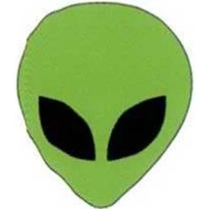 Temporary Tattoos (tm) - Stock, Non Toxic, Hypoallergenic 2" X 2" Alien Face Tattoo Is Fda Certified