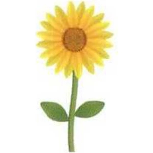 Temporary Tattoos (tm) - Stock, Non Toxic, Hypoallergenic, 2" X 2" Sunflower Tattoo