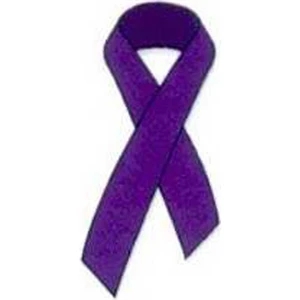 Temporary Tattoos (tm) - Stock, Non Toxic, Hypoallergenic Purple Awareness Ribbon Tattoo Is Fda Certified
